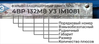 Электродвигатель 4ВР расшифровка маркировки